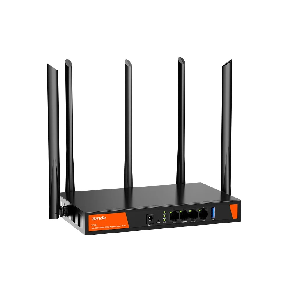 Jual Tenda W30E AX3000 Dual Band WiFi-6 Wireless Hotspot Router ...