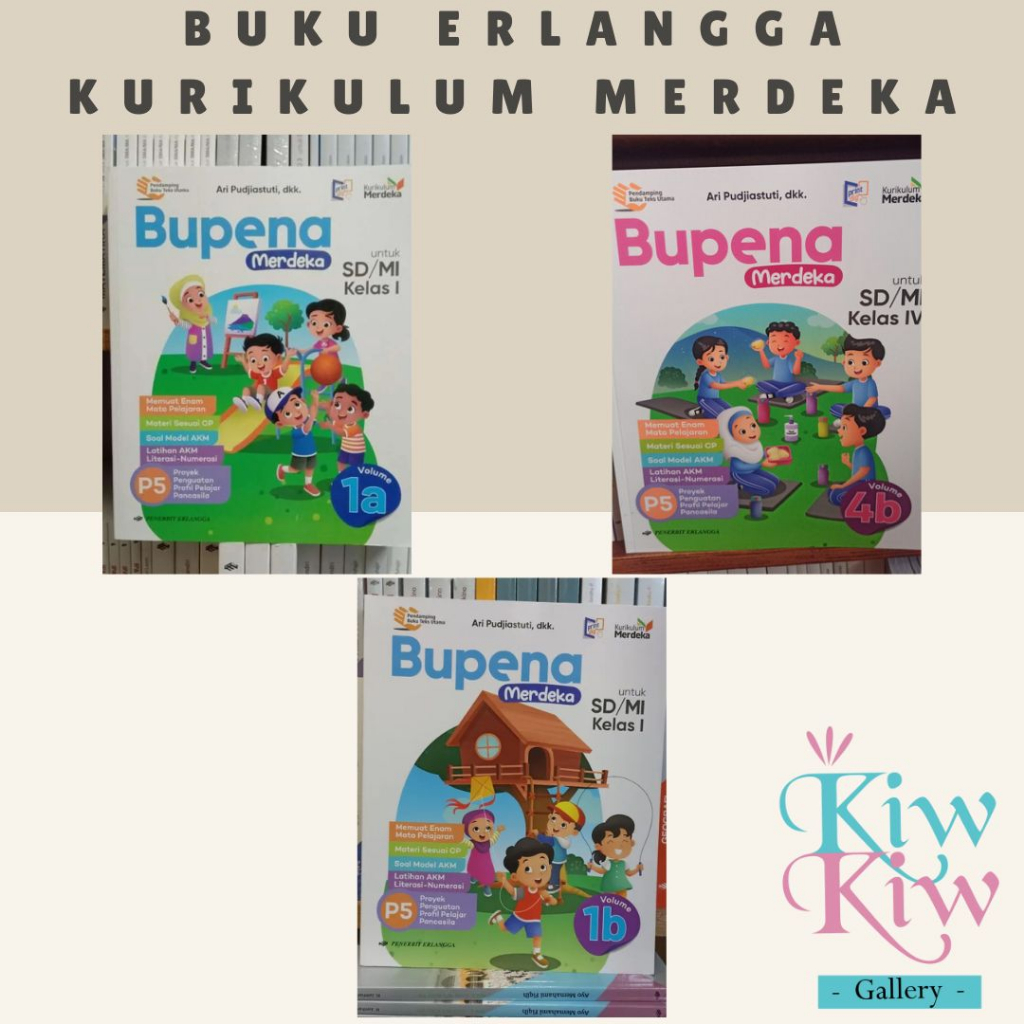 Jual Buku BUPENA Kelas 1, 2, 3, 4, 5, 6 SD/MI Kurikulum Merdeka ...