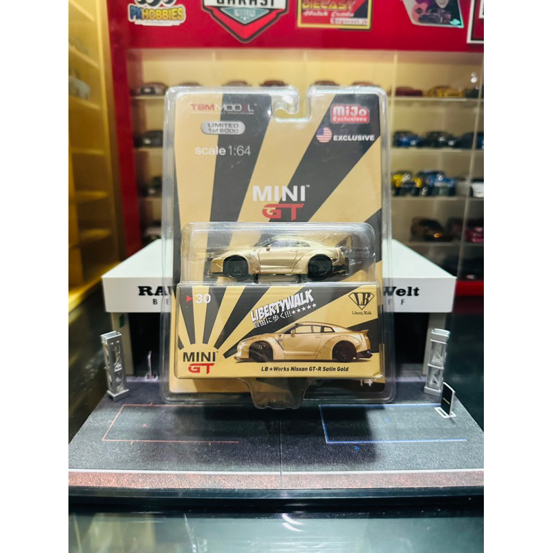 Jual Mini GT No 30 LB Works Nissan GTR R35 Satin Gold Mijo Exclusive ...