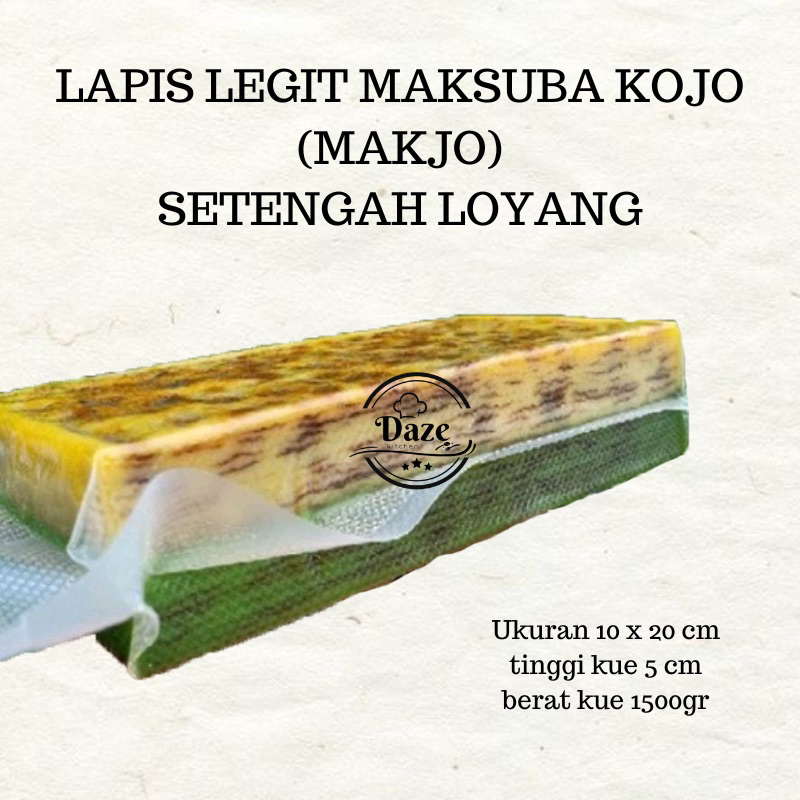 Jual LAPIS LEGIT MAKSUBA KOJO (MAKJO) | Shopee Indonesia