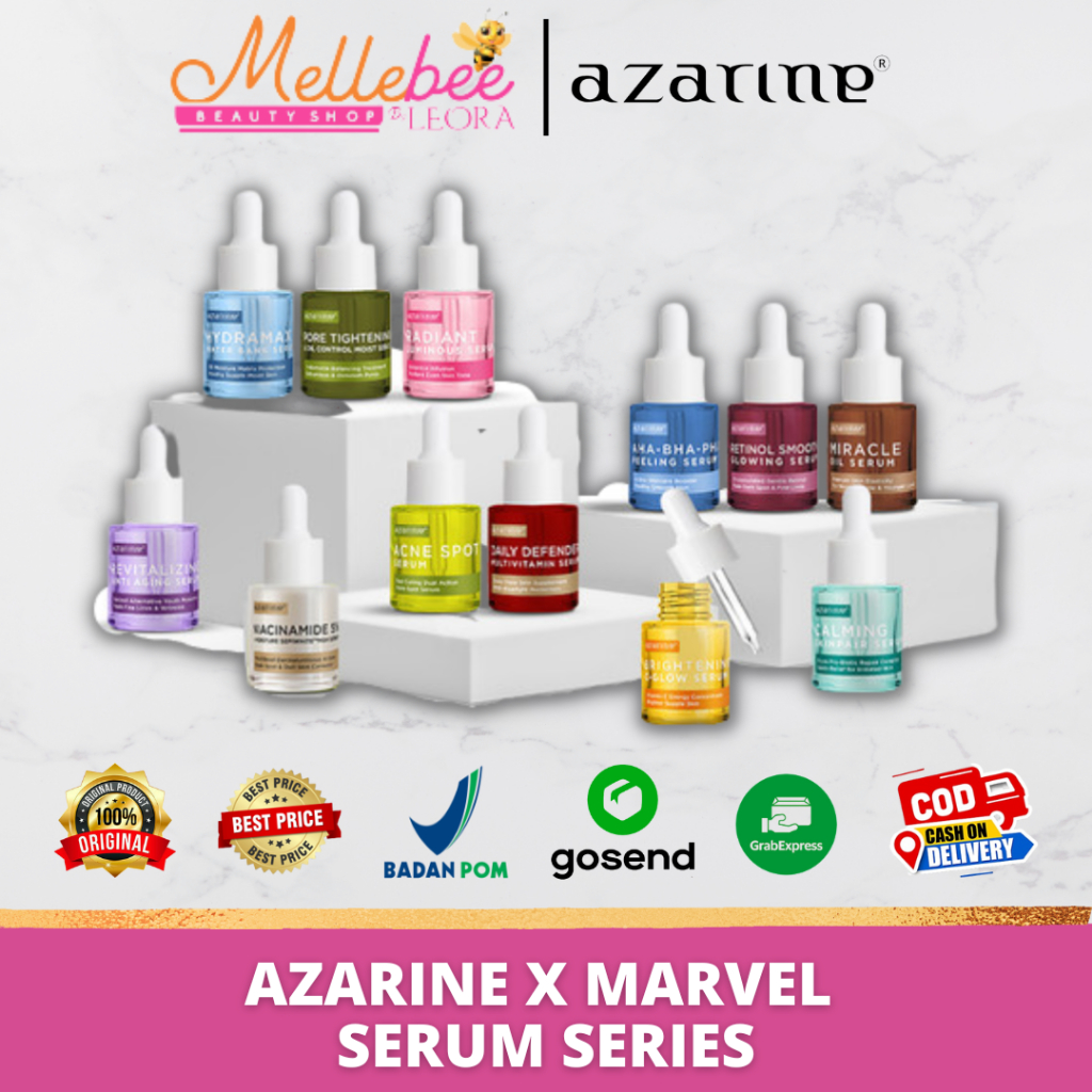 Jual MELLEBEE AZARINE SUPERHERO MARVEL SERUM 20ML | SERUM WAJAH MARVEL ...