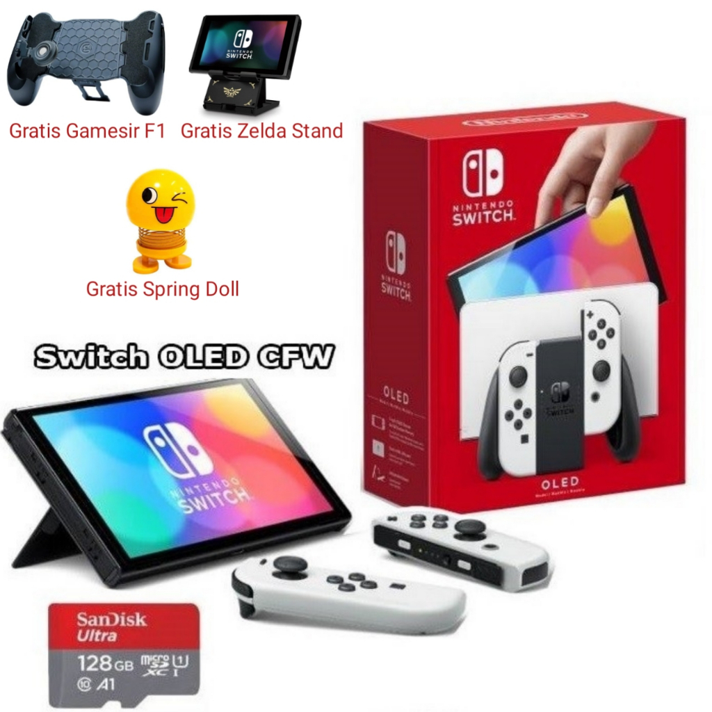 Jual Nintendo Switch OLED CFW 128GB 256GB 512GB Full Game | Shopee Indonesia