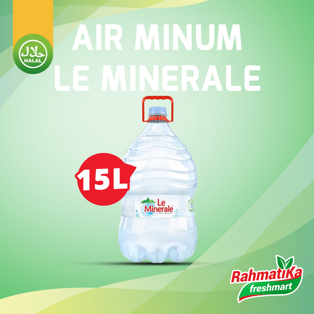 Jual Le Minerale Air Mineral Galon 15 Liter Shopee Indonesia 5360