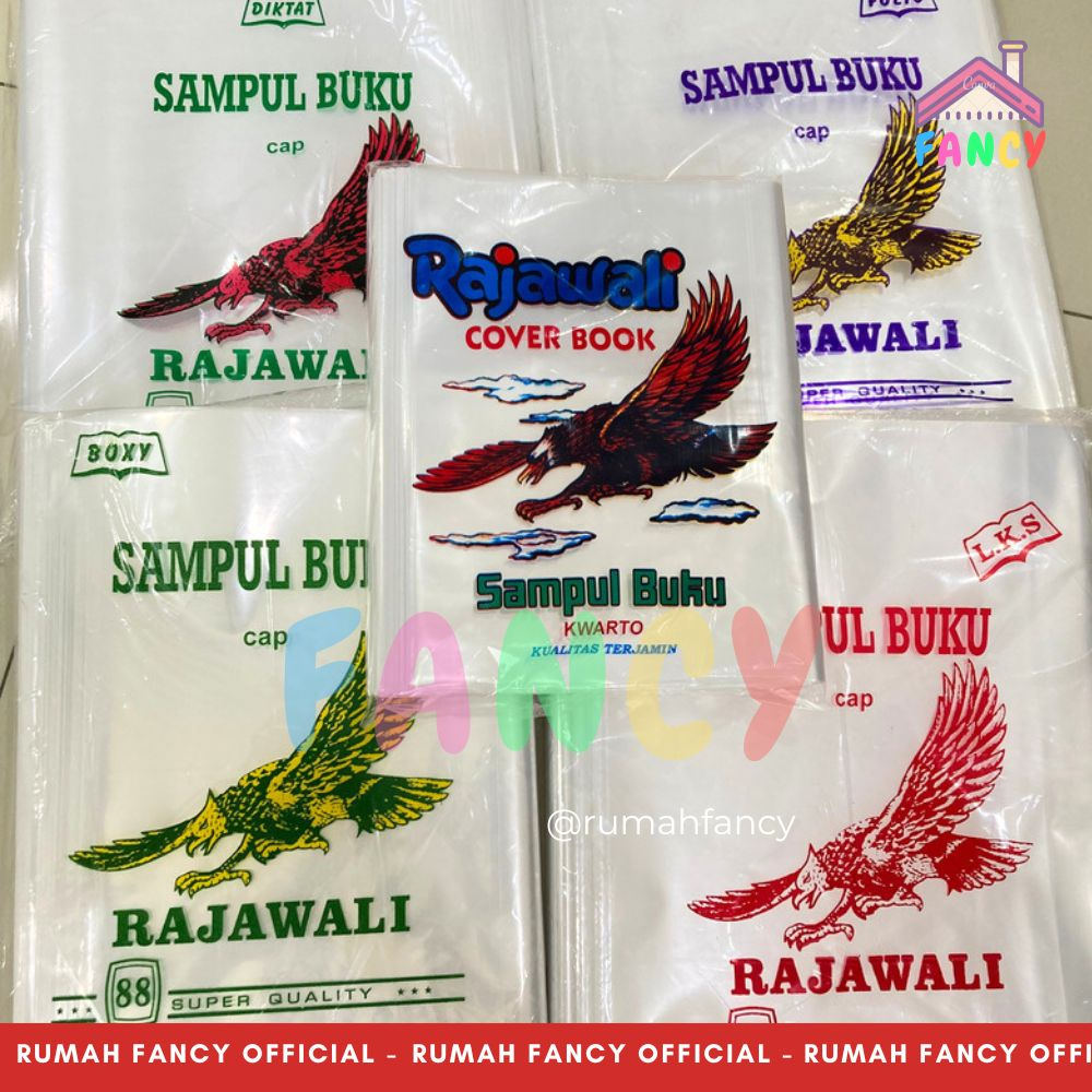 Jual [1 PAK] ISI 100 LEMBAR SAMPUL BUKU PLASTIK RAJAWALI / Sampul