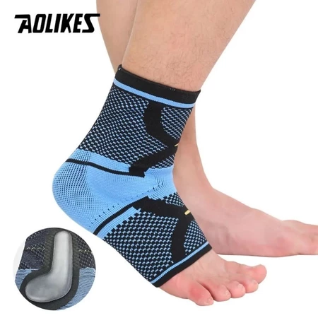 Aolikes Ankle Support Silicone 7131 dengan pad silikon untuk support spesifik