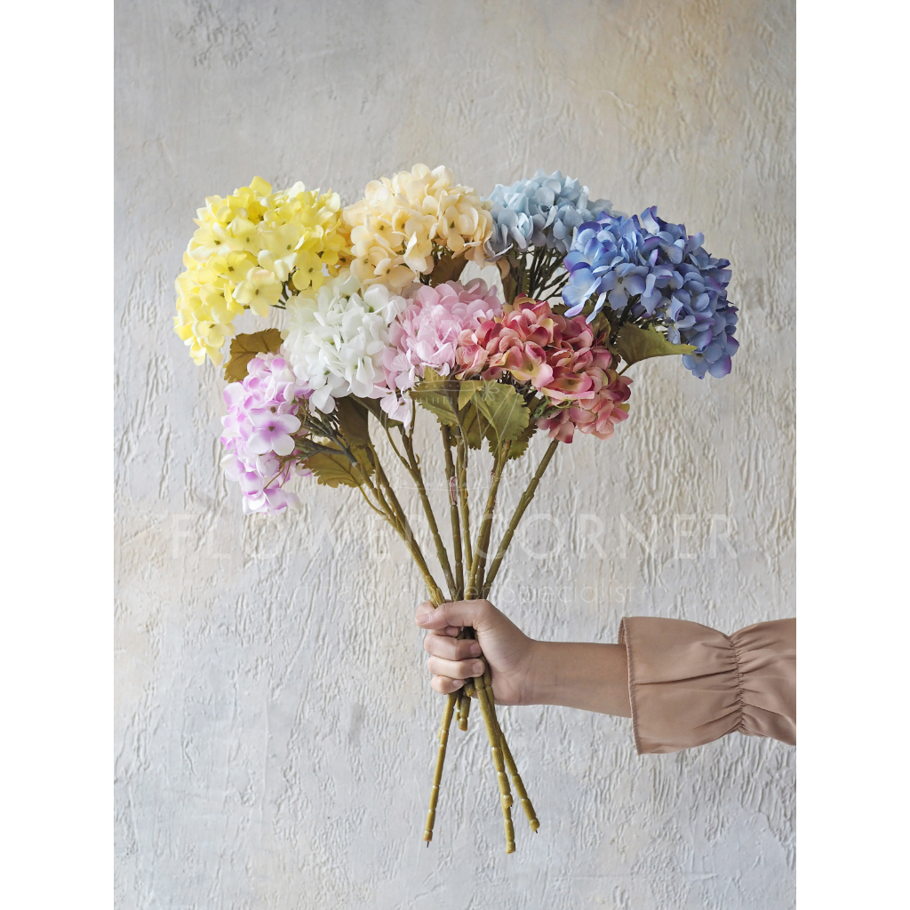 Jual Bunga Artificial Hortensia Hydrangea Soft 1 Kuntum (B23018 ...