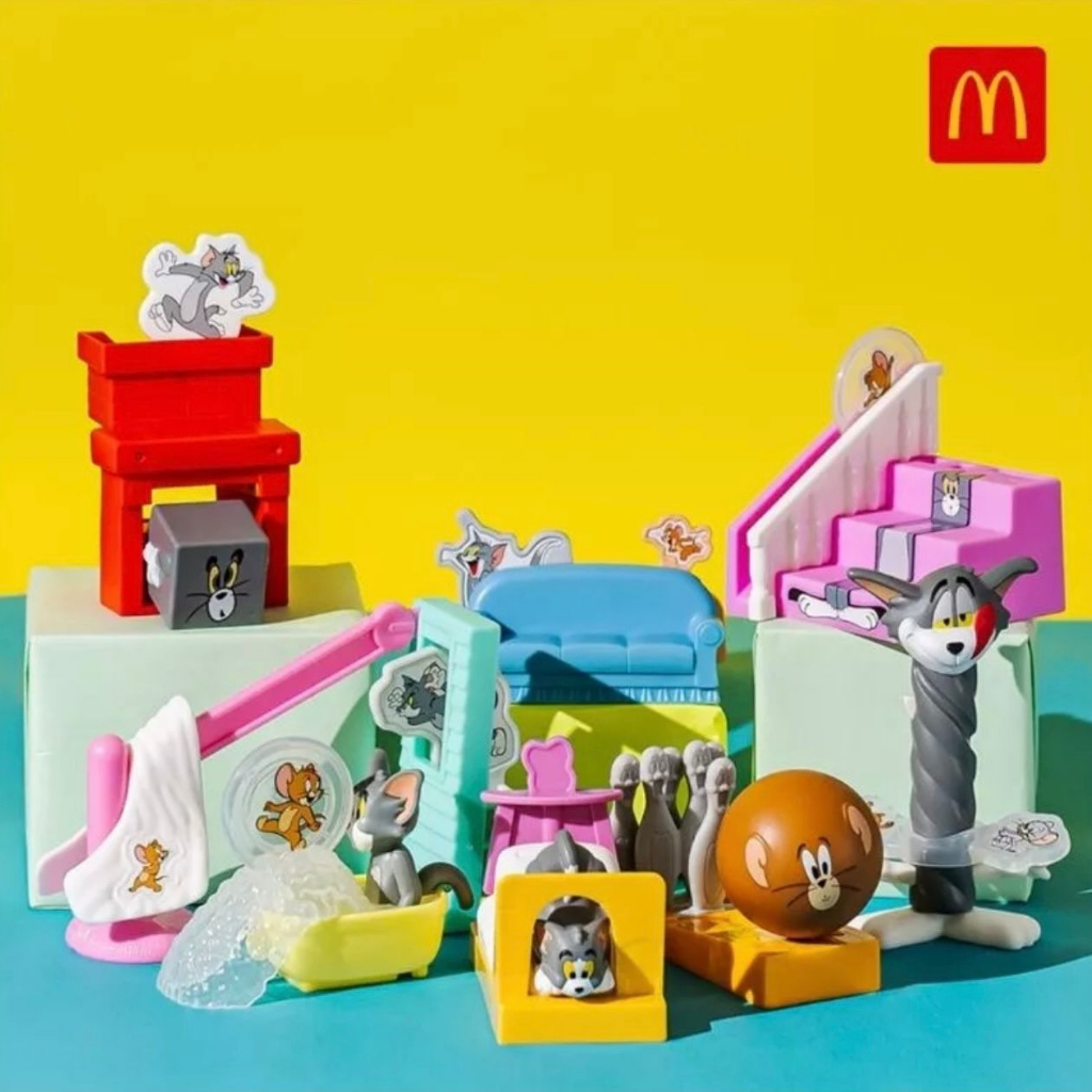 Jual Happy meal mcd tom and jerry jery dan the super mario bros movie