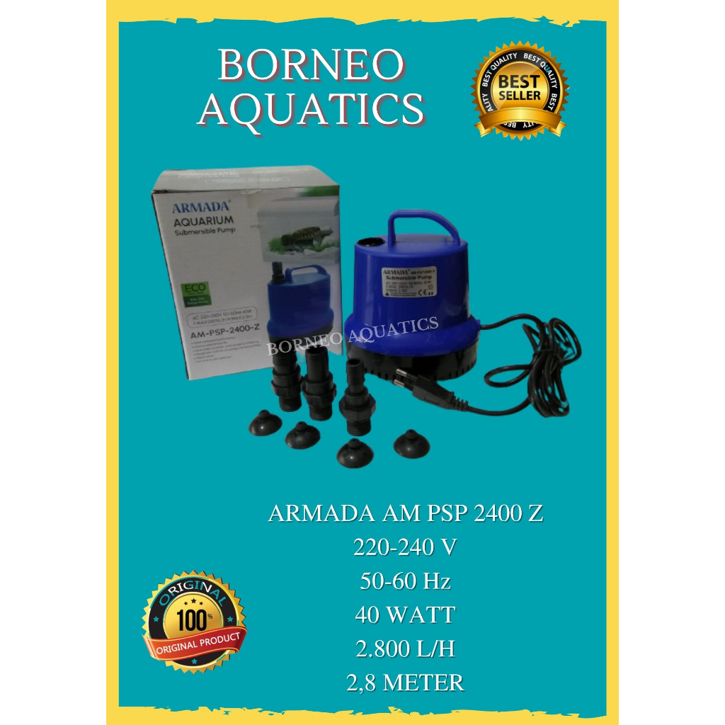 Jual Mesin Pompa Aquarium Submersible Pump Armada Am Psp Z