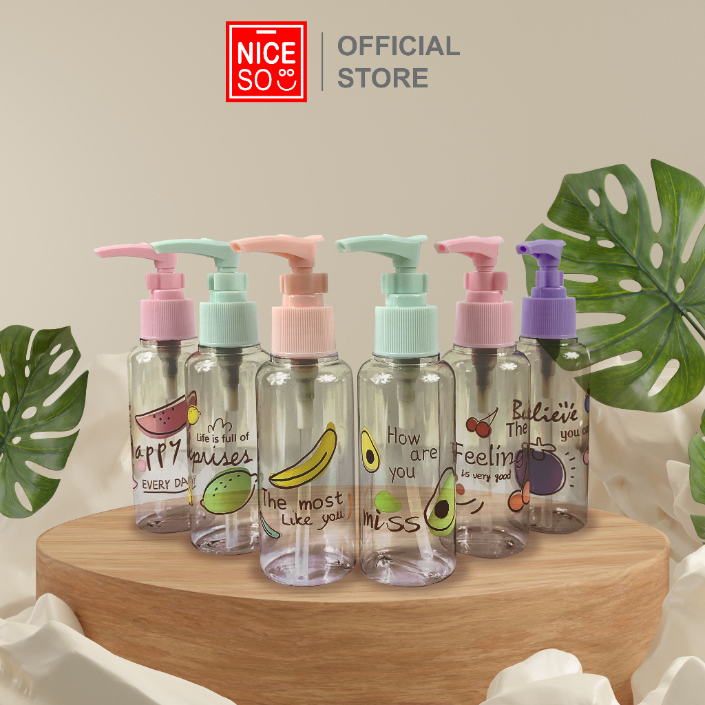 Jual NICESO Official Travel Bottle Kit 100ML 9146 | Shopee Indonesia