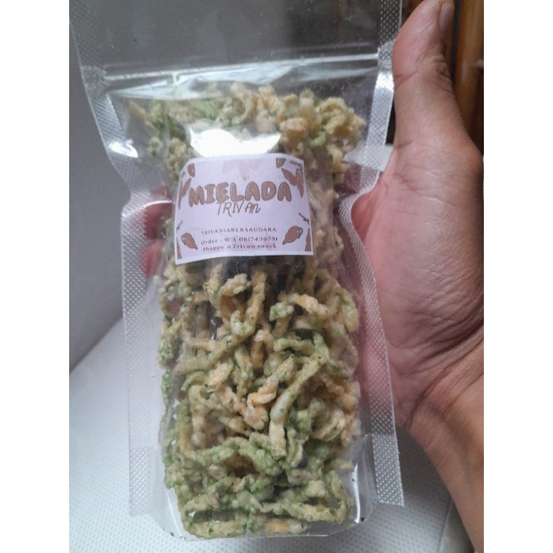 Jual Mie lada kriuk kres kremes renyah trivan rasa rumput laut (tidak ...