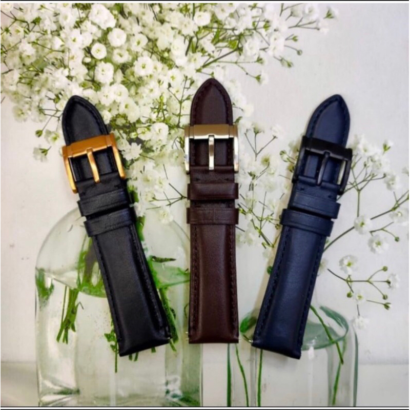 Jual STRAP JAM TANGAN FOSSIL KULIT 22mm,24mm Quik Release, Strap Jam