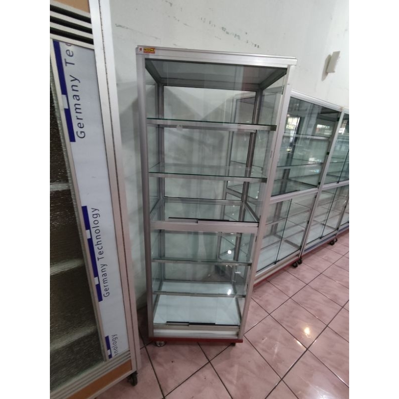 Jual Steling Rak kaca Toko roti, Oli, obat 60x40x160 | Shopee Indonesia