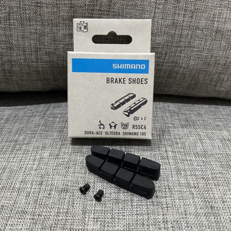Jual Shimano Brake Shoes R55c4 Duraace Ultegra 105 brake pad kampas rem ...
