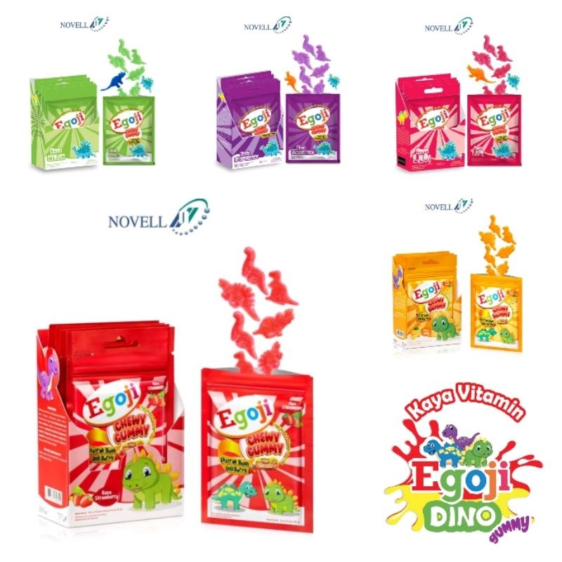 Jual EGOJI Chewy Gummy (Box isi 5 Sachet) | Shopee Indonesia