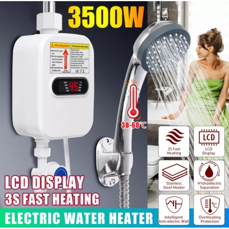 Jual Temmax Elektrik Electric Water Heater 3500w 3500 Watt W 3500va Va Pemanas Air Listrik 6150