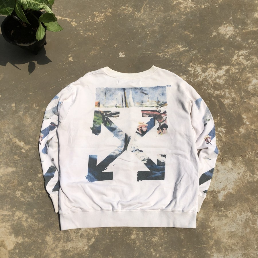 Harga crewneck best sale off white original