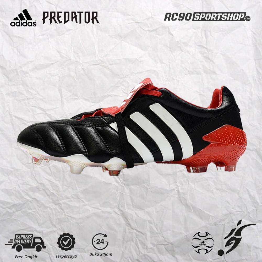 Jual Sepatu Bola Adidas Predator Mania Remake Black Red FG | Shopee ...