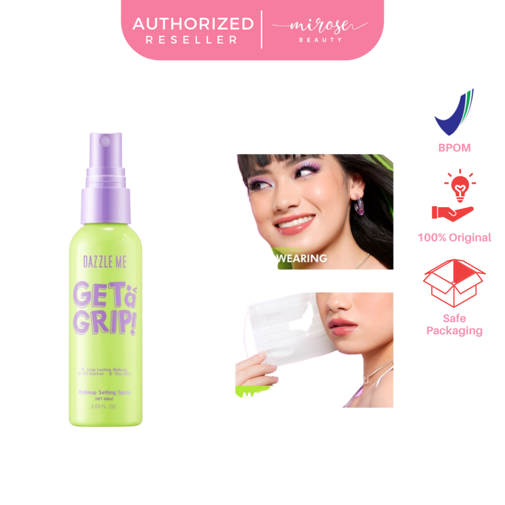 Jual Mirosebeauty Dazzle Me Get A Grip Makeup Setting Spray Shopee Indonesia 9488