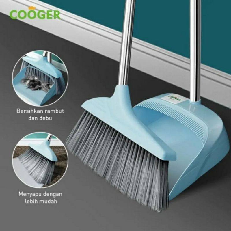 Jual Sapu Pengki Pembersih Set Broom Set Dustpan Sapu Lipat