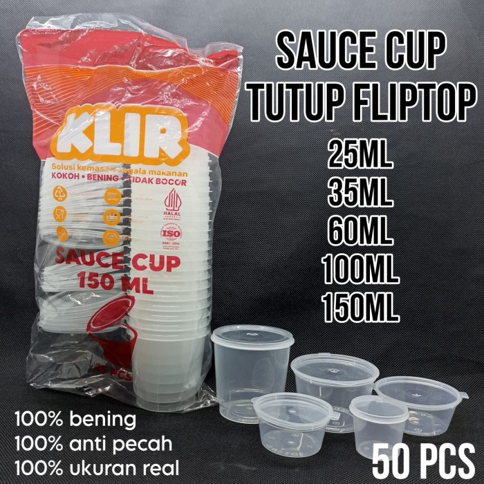 Jual Sauce Cup Tempat Puding Sambel Sambal Saos 25ml 35ml 60ml 100ml 150ml Shopee Indonesia 6397