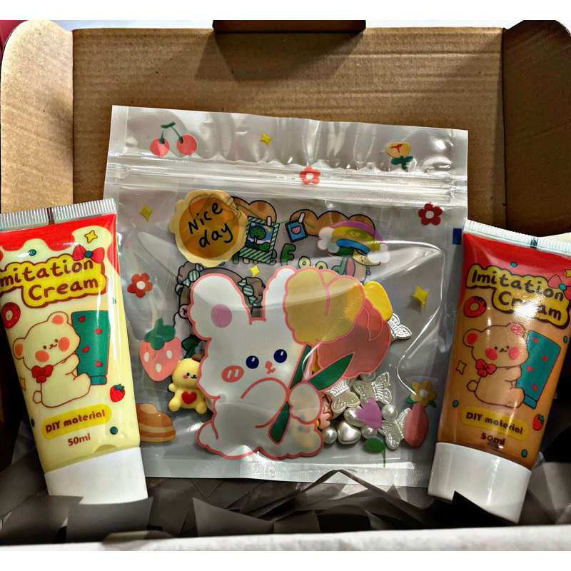 Jual DIY KIT SANRIO DECO CREAM | DEKORASI CASING BUKU PHOTOCARD ...