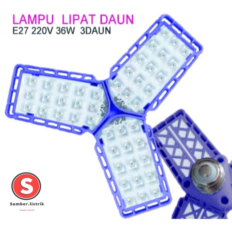 Jual LAMPU BOHLAM LIPAT MODEL BOLA 28WATT LAMPU FOOT BALL UFO LED 28 WATT Shopee Indonesia