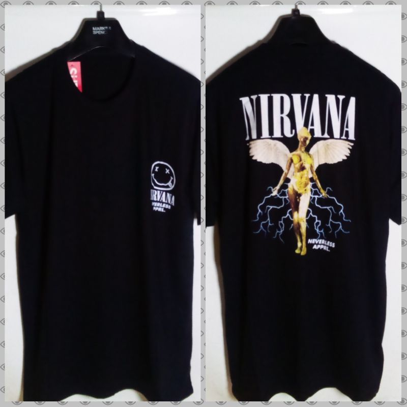 Jual Kaos Band Nirvana Kurt Cobain Utero Special Edition | Shopee Indonesia
