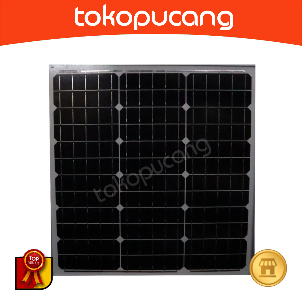 Jual Solar Panel / Solar Cell / Panel Surya 50wp Monocrystalline 50 Wp ...