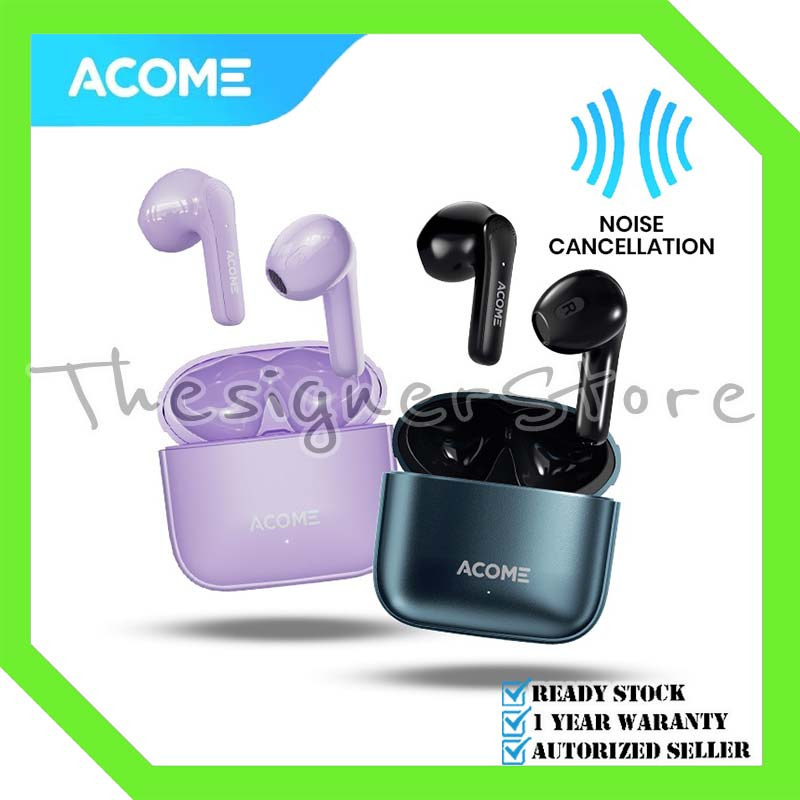 Jual TWS Acome Q1 Headset Earphone Bluetooth 5.3 ENC Call Noise