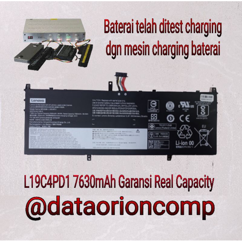 Batteria L19C4PD1 Per Lenovo Yoga C640, 60Wh, 12 Mesi Di Garanzia - Foto 7