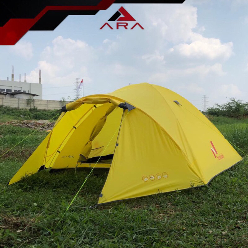 Jual Tenda camping tendaki java 4 pro tenda kapasitas 4 orang frame ...