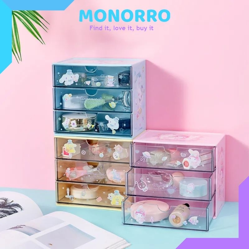 Jual Miniso Storage Box Laci Mini Sanrio Storage Sanrio Shopee Indonesia