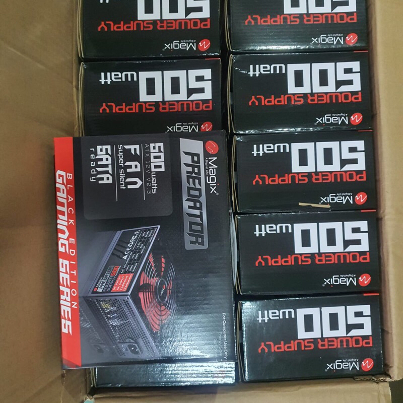 Jual PSU - Power Supply 500w - Fan 12cm Predator Magix | Shopee Indonesia