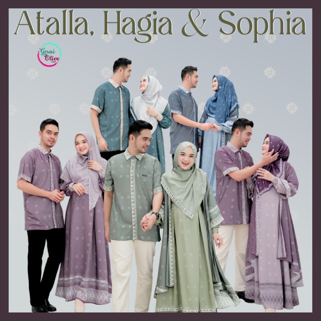 Jual Gamis Couple Atalla Hagia Sophia Mewah Simple Bahan Metameri By ...