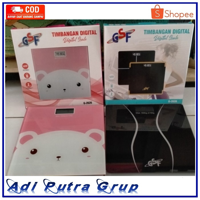 Jual Timbangan Badan Digital Gsf G Barang Dijamin Bagus Bergaransi Resmi Shopee Indonesia