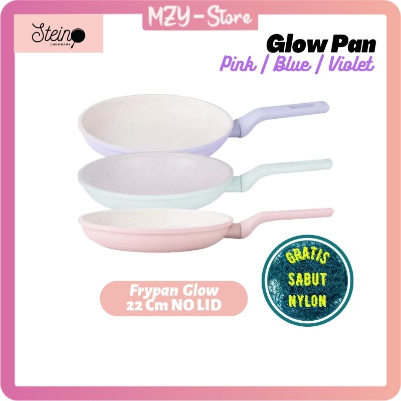 Jual Satuan Free Nylon Stein Frypan Glow Violet Pink Blue