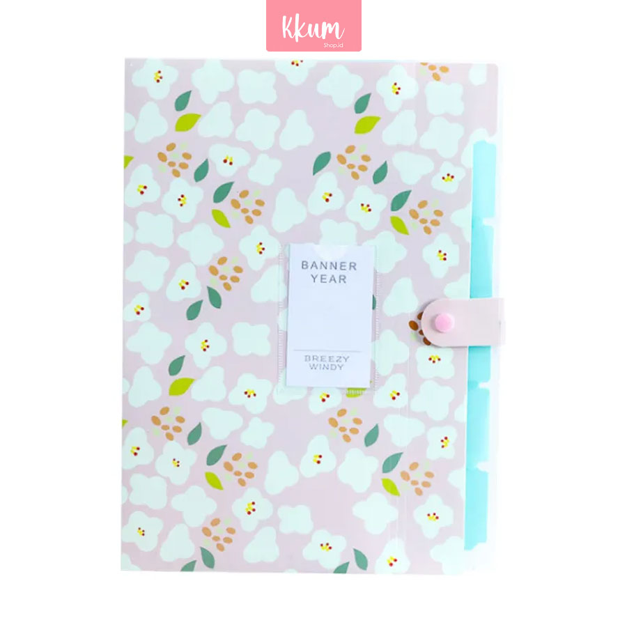 Jual Map folder A4 tempat penyimpan kertas harmonika cute/ Expanding