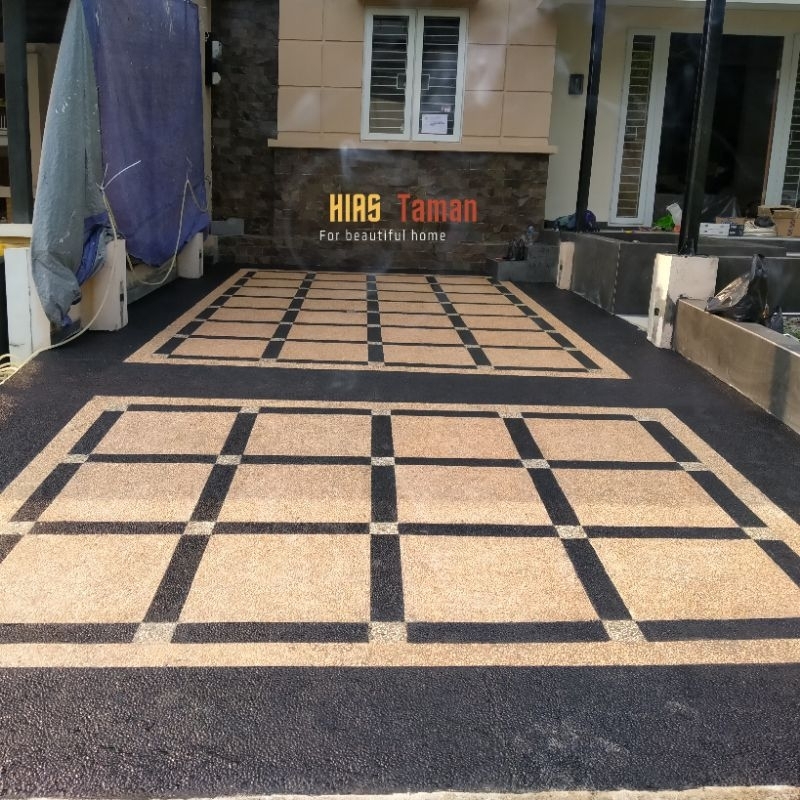 Jual lantai garasi batu sikat batu alam | Shopee Indonesia