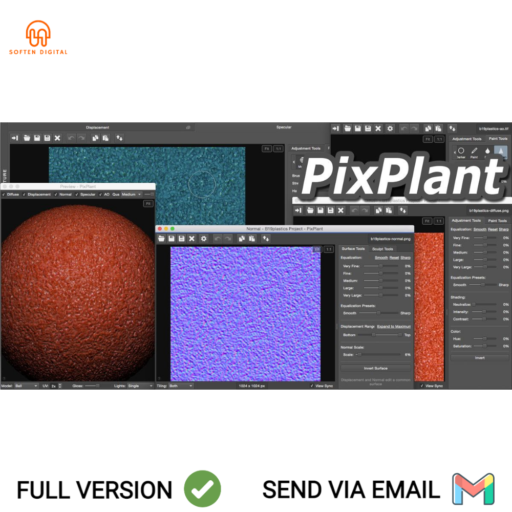 Jual PixPlant - graphic editors smart texturing app with the best tools ...