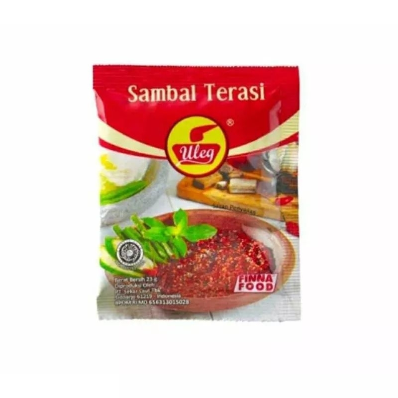 Jual Uleg Sambal Terasi Sachet 10 X 18gr Shopee Indonesia