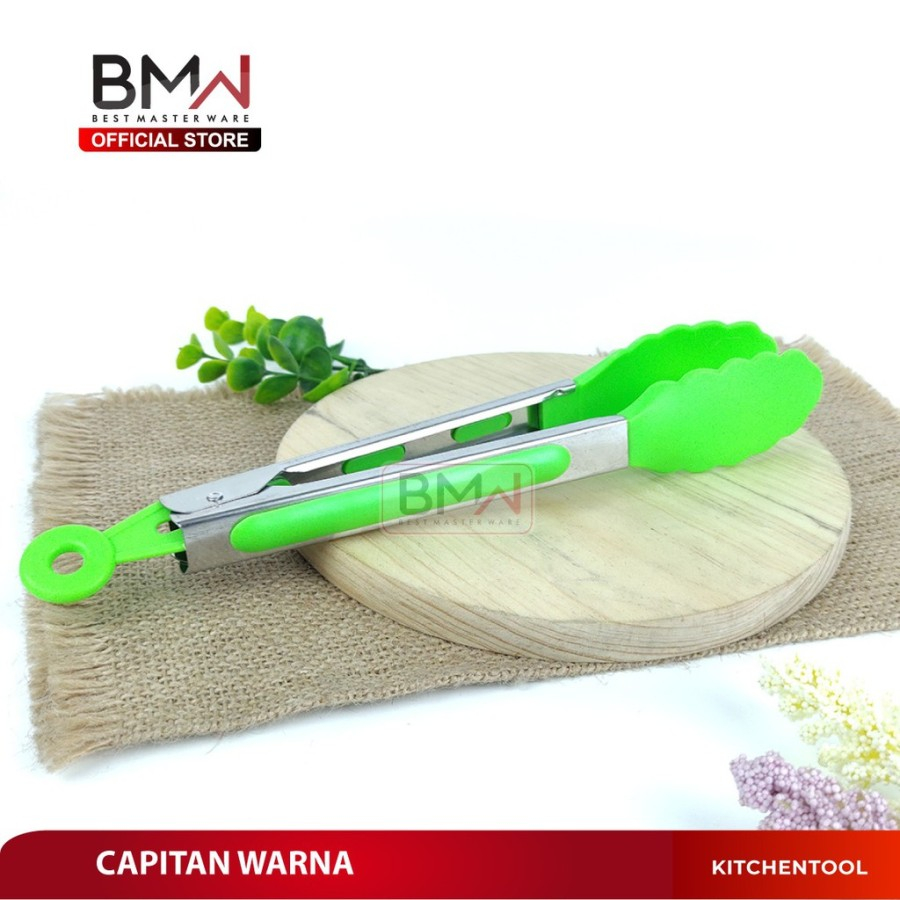 Jual Pencapit Makanan Silikon Gorengan Jepitan Warna 9 12 Inch Penjepit ...