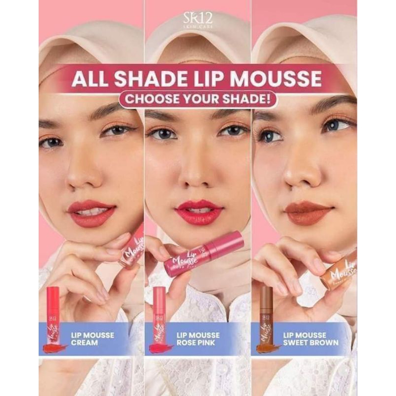 Jual Lip Mousse Sr12 Lipstik Matte Non Paraben Bikin Bibir Lembab Dan Sehat Shopee Indonesia 2525