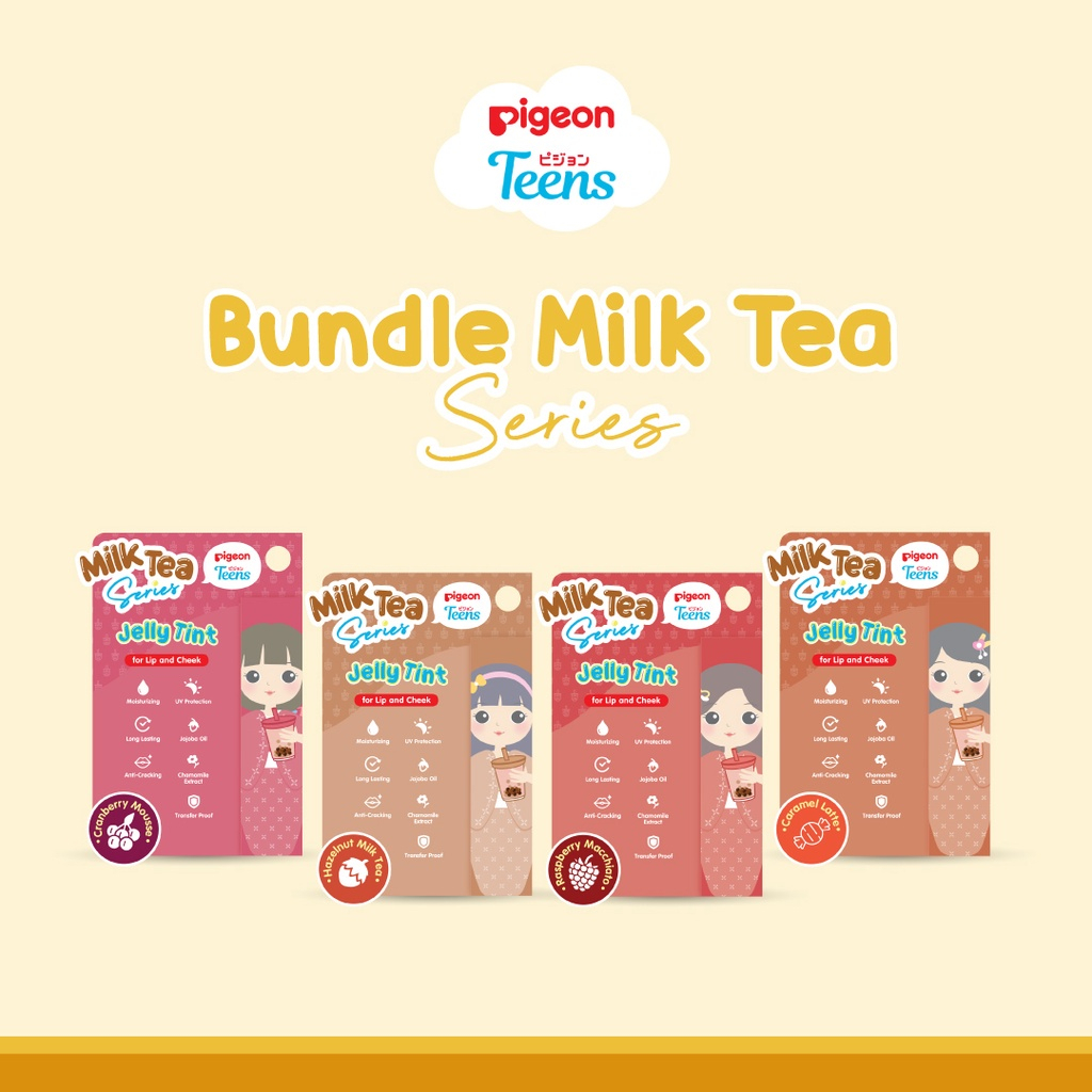 Jual PIGEON TEENS MILK TEA SERIES || JELLY TINT || READY STOCK | Shopee ...
