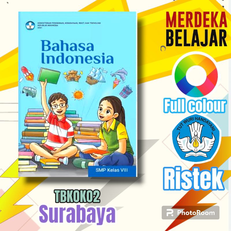 Jual BUKU BAHASA INDONESIA SMP KELAS 8 KURIKULUM MERDEKA SEKOLAH ...