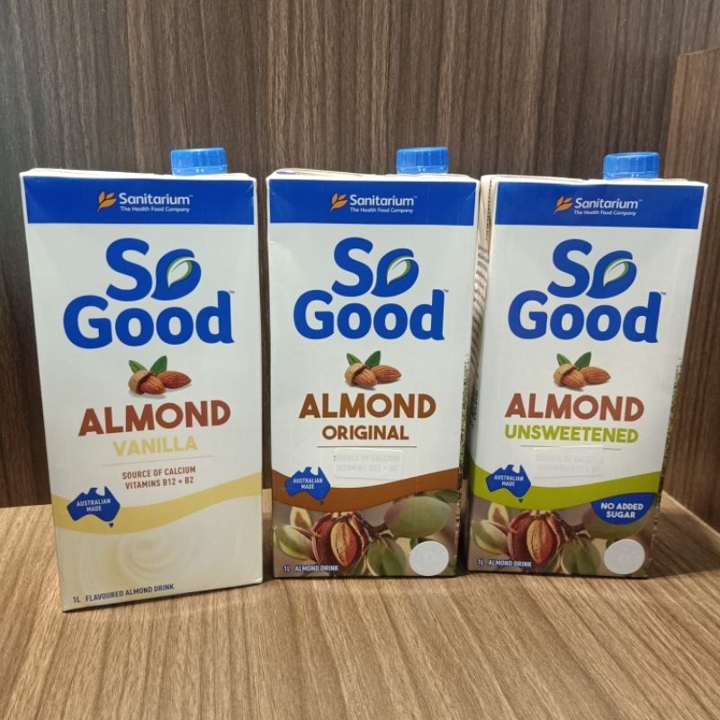 Jual Sanitarium So Good Almond Milk 1 liter Shopee Indonesia