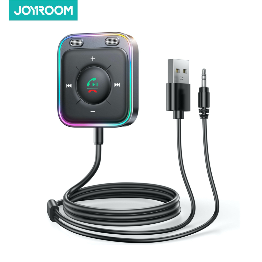 Ricevitore Bluetooth Auto JOYROOM JR-CB3 5.3 – Mani Libere Wireless (Nero)