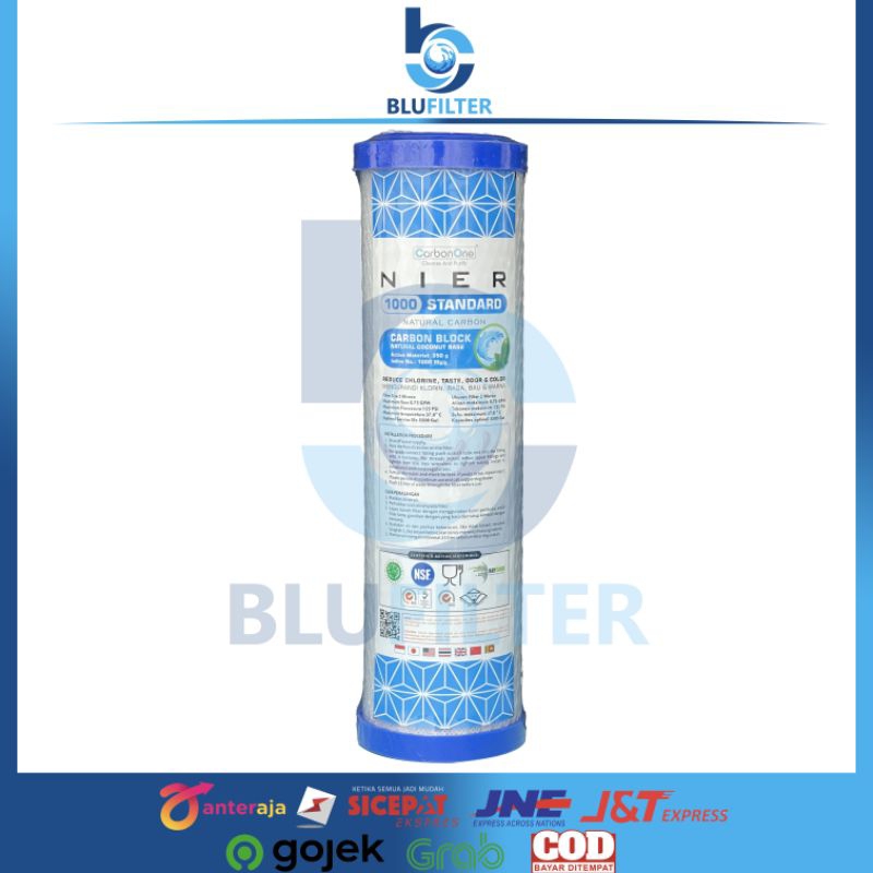 Jual CTO NIER 1000 STANDARD / CARBON BLOCK BLOK 10 INCH NATURAL BIRU 10 ...