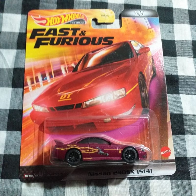 2025 HOT WHEELS PREMIUM NISSAN 240SX S14 FAST FURIOUS REAL