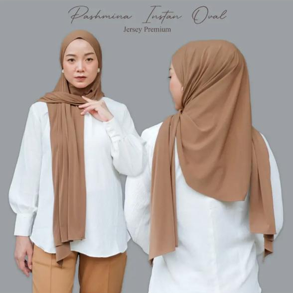 Jual Jilbab Pashmina Oval Jersey Premium Jilbab Spandex Jersey kaos ...