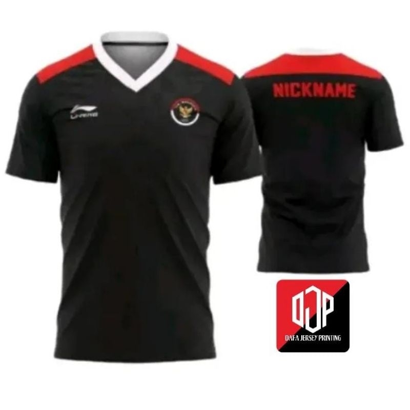 Jual jersey timnas sea games camboja hitam full printing | Shopee Indonesia